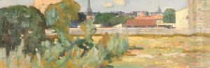 View Of The Harbor by Alexander Altmann
