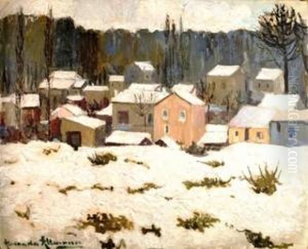 Village Sous La Neige - view 1