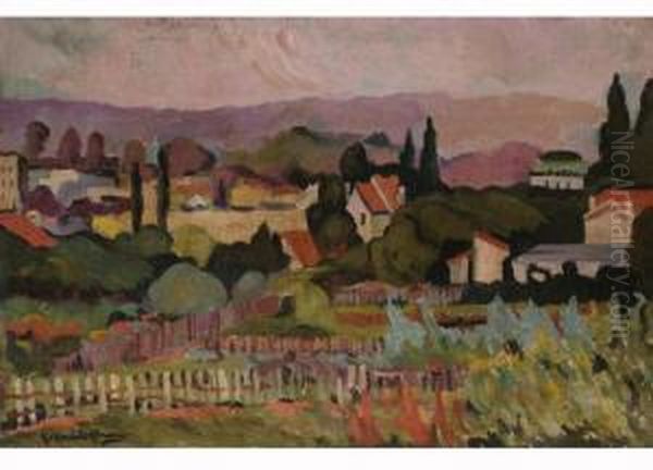 Landschaft Mit Zypressen - view 1