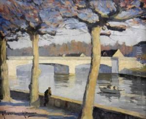 Paysage Au Canal by Alexander Altmann