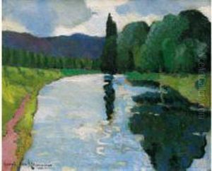 Lac Dans La Foret by Alexander Altmann