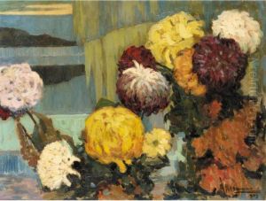 Composition With Flowers By A Window by Alexander Altmann