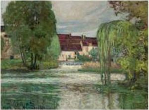 Paysage A La Riviere, Le Barrage