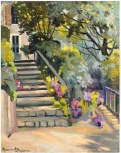 Villa With Red Shutters by Alexander Altmann