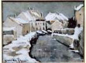 Village En Hiver by Alexander Altmann
