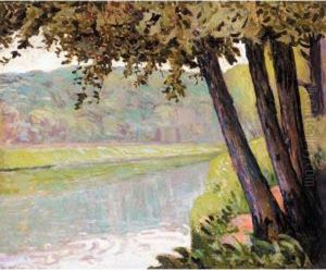 Trees By The River by Alexander Altmann