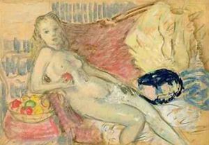 Study for Nude with Apple