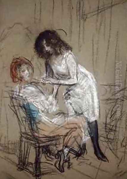 Two Women in a Bedroom - view 1