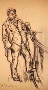 Man at a Bar by William Glackens