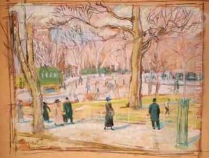 Washington Square 2 by William Glackens