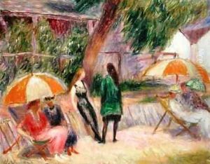 Landscape with Figures by William Glackens