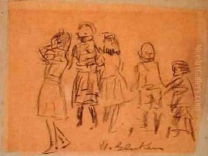 Five Children by William Glackens