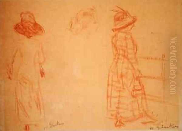 Red Two Women and a Head - view 1