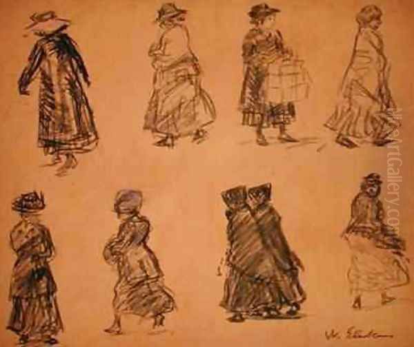 Two Rows of Separate Figures - view 1