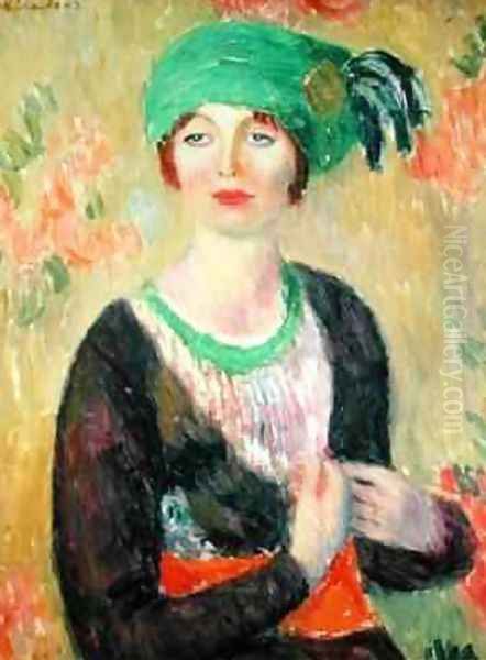 Girl with Green Turban - view 1