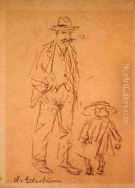 Man with Child - view 1