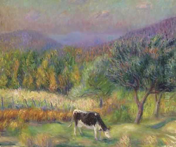The Black and White Cow - view 1