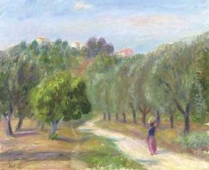 Road Near Cannes by William Glackens
