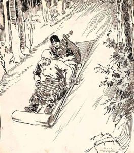 Toboggan Ride by William Glackens