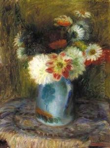 Flowers in a Jug by William Glackens