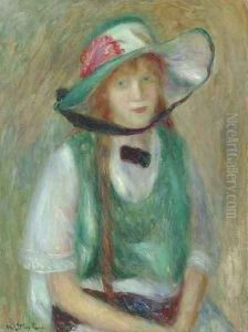 Girl in Green by William Glackens