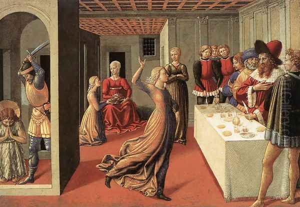 The Dance of Salome 1461-62 by Benozzo di Lese di Sandro Gozzoli