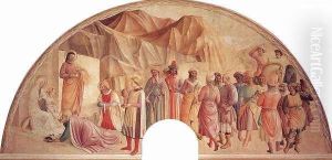 Adoration of the Magi 1440-41 by Benozzo di Lese di Sandro Gozzoli