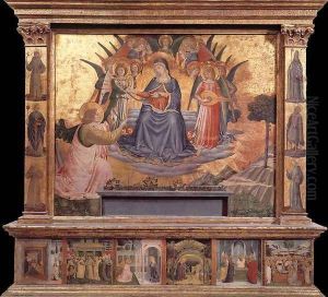 Madonna della Cintola 1450 by Benozzo di Lese di Sandro Gozzoli