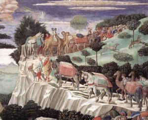 Procession of the Oldest King (detail 8) 1459-60