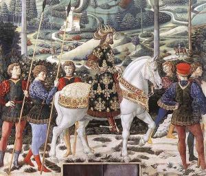 Procession of the Middle King (detail 1) 1459-60