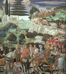Procession of the Magus Melchoir 1459