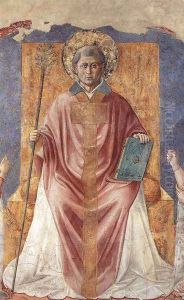 St Fortunatus Enthroned 1450