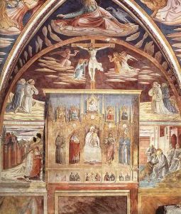 Madonna and Child Surrounded by Saints 1452 by Benozzo di Lese di Sandro Gozzoli