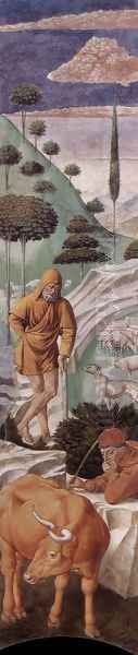 The Vigil of the Shepherds (left wall of the apse) 1459-60 - view 1