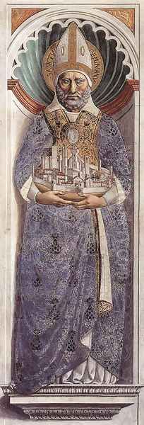 St Gimignano (on the pillar) 1464-65 - view 1