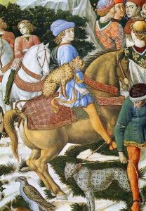 Portrait Of Giuliano De Medici (Detail) by Benozzo di Lese di Sandro Gozzoli