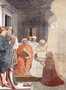St Augustine at the University of Carthage (scene 2, north wall) 1464-65 by Benozzo di Lese di Sandro Gozzoli