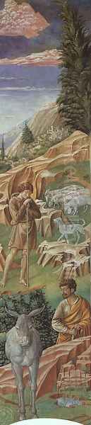 The Vigil of the Shepherds (right wall of the apse) 1459-60 - view 1