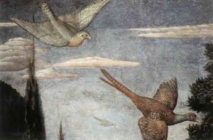 Procession of the Middle King (detail 6) 1459-60 by Benozzo di Lese di Sandro Gozzoli