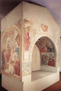 Shrine of the Visitation by Benozzo di Lese di Sandro Gozzoli