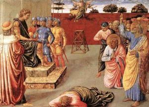 Fall of Simon Magus 2 by Benozzo di Lese di Sandro Gozzoli