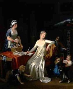 The Interruption by Marguerite Gerard