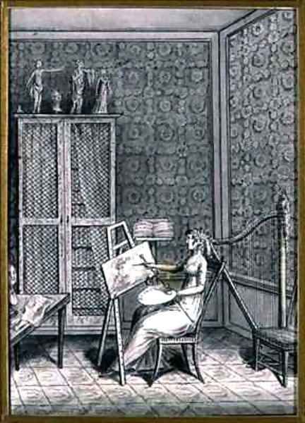 Portrait of Mme Marie Anne Marguerite Gerard 1761-1837 in her Studio - view 1