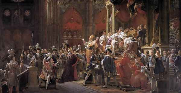 The Coronation of Charles X 1827 - view 1