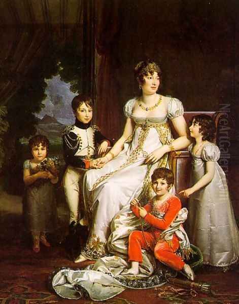 Caroline Murat and her Children 1808 - view 1
