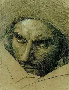 Head of F. Ravaillac - study