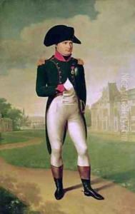 Napoleon I 1769-1821 in Front of the Chateau de Malmaison