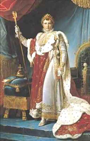 Napoleon I in his coronation robe - view 1