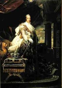 Charles X 1757-1826 in his Coronation Robes