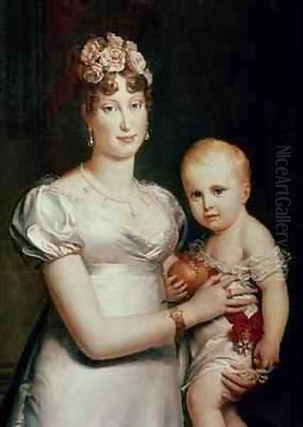 Marie Louise 1791-1847 of Habsbourg Lorraine and the King of Rome 1811-32 - view 1